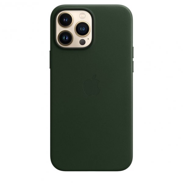 Apple Skórzane etui z MagSafe do iPhone 13 Pro Max - zielona sekwoja