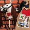 Hobby Horse Skippi - koń na kiju - Gniado - srokaty
