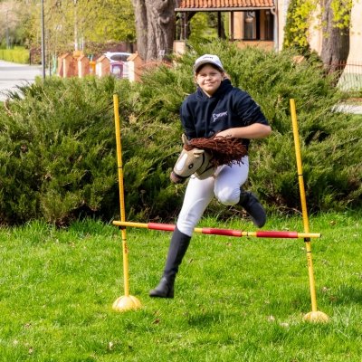 Hobby Horse Skippi - koń na kiju - Karmel