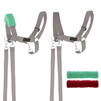 Zestaw Skippi - Hobby Horse szary i dodatkowy kantar - szary