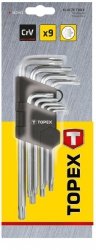 Klucze Torx T10-T50 35D961 /zestaw 9 szt./