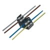 Pierścień rozgałęźny 4x4mm2 czarny 0952-00