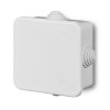 FAST-BOX Puszka hermetyczna n/t 80x80x42mm pusta IP55 biała 0242-00