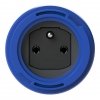 Gniazdo tablicowe 10/16A 2P+Z 230V /75x75/ niebieskie IP68 NAUTILUS 20341-8b