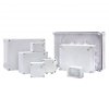 INDUSTRIAL Puszka hermetyczna n/t 220x170x107mm IP65 szara, pokrywa transparentna 2717-01