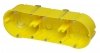 Puszka podtynkowa potrójna 60mm regips żółta PK-3x60 0234-0N
