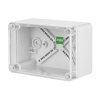 INDUSTRIAL Puszka hermetyczna n/t 110x75x59mm IP65 szara, pokrywa transparentna 2703-01