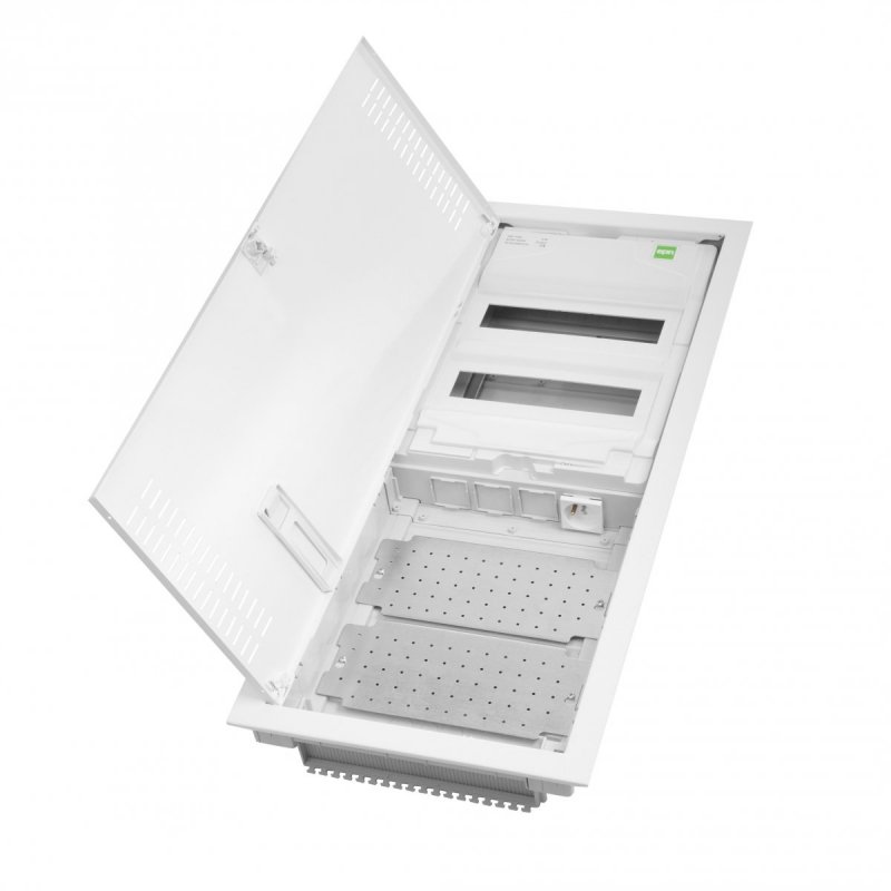 Rozdzielnica modułowa MSF TWIN RP 2x12 (N+PE) + 2x12 podtynkowa multimedialna IK05 IP30 2015-02