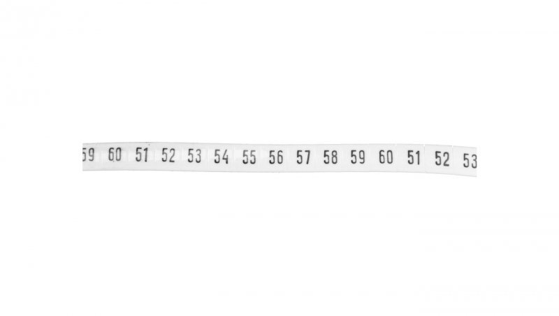Oznacznik DK2/Z6 /51-60/ biały 89206006 /100szt./