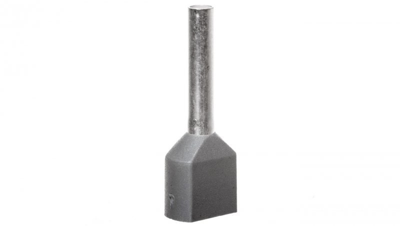 Końcówka tulejkowa izolowana 10mm szar AI-TWIN 2X 0,75-10 GY 3200975 /100szt./