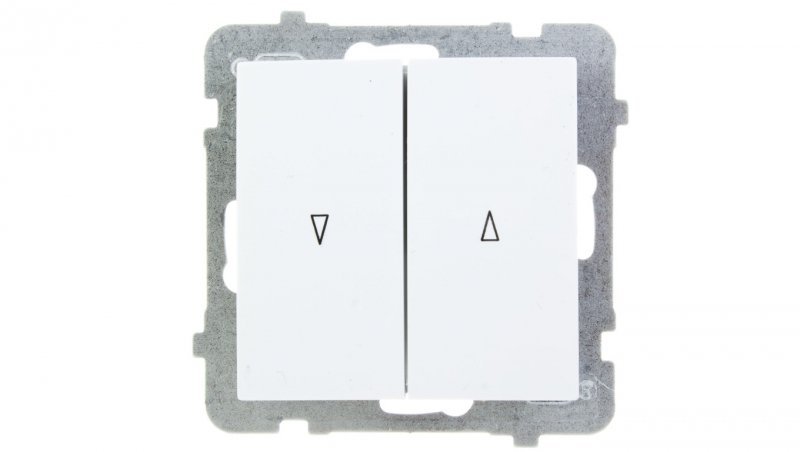 AS Łącznik żaluzjowy biały ŁP-7G/m/00