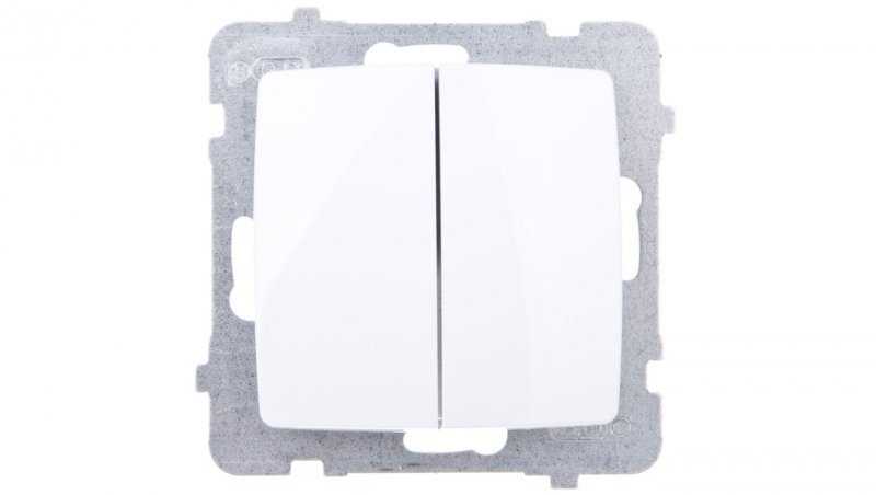 KARO Łącznik świecznikowy biały ŁP-2S/m/00