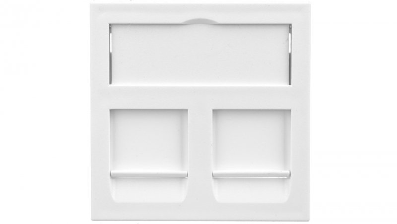 Adapter M45 dla 2xRJ45 biały DTG-2RM RW1 6119292