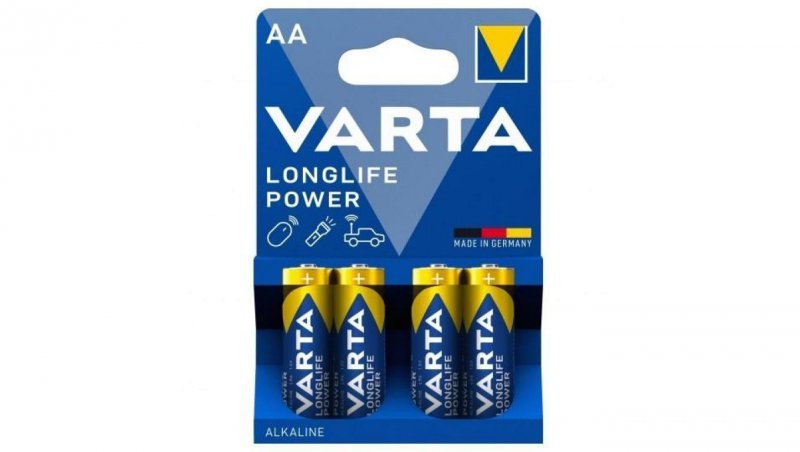 Bateria alkaliczna LR6 AA 1,5V VARTA Longlife Power BLISTER 4szt.