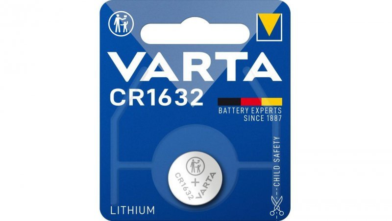 Bateria litowa pastylka CR1632 3V VARTA Lithium BLISTER 1szt.