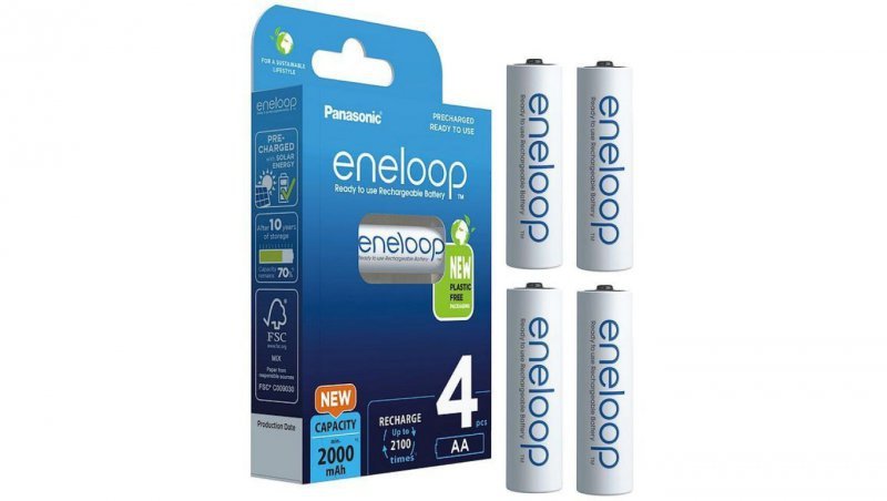 Akumulatorki AA / R6 Panasonic Eneloop 2000mAh BK-3MCDE/4BE (blister 4 szt.)