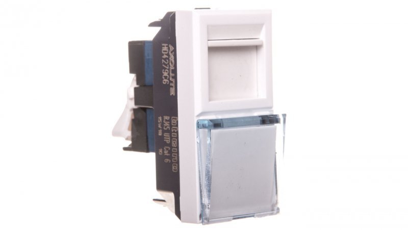AXOLUTE Gniazdo komputerowe pojedyncze RJ45 białe HD4279C6 /10 szt./
