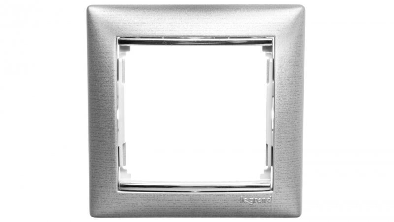 VALENA Ramka pojedyncza aluminium szczotkowane 770331