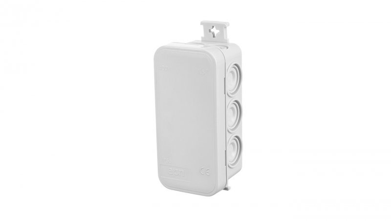 Puszka hermetyczna n/t E10 90x45x39mm pusta IP55 bezhalogenowa szara 0295-00