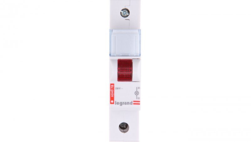 Lampka modułowa czerwona 230-250V AC L311 604078