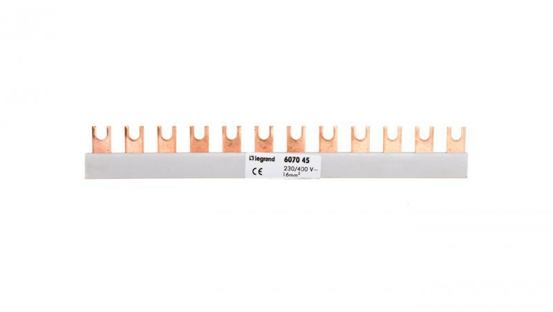 Szyna łączeniowa 1P 80A 16mm2 widełkowa (12 mod.) BI1/16x12 607045