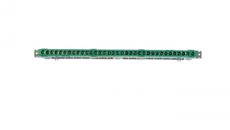 Listwa przyłączeniowa 35-otworów zielona IP2xZ35 004838