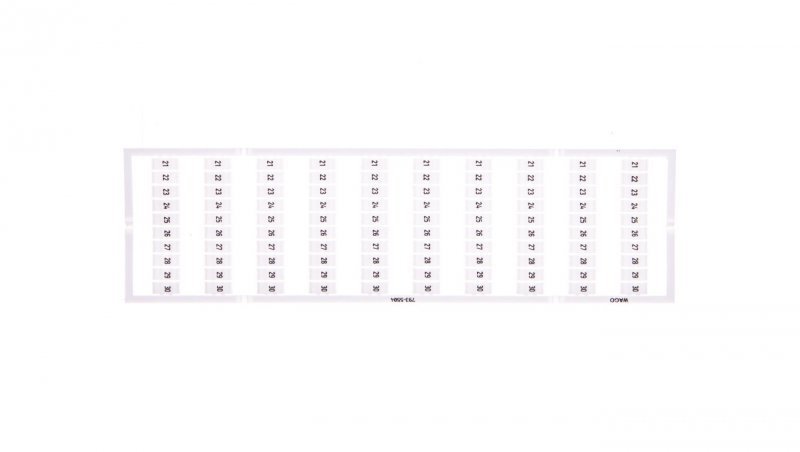 Oznaczniki WMB 10x 21-30 793-5504 /5szt./