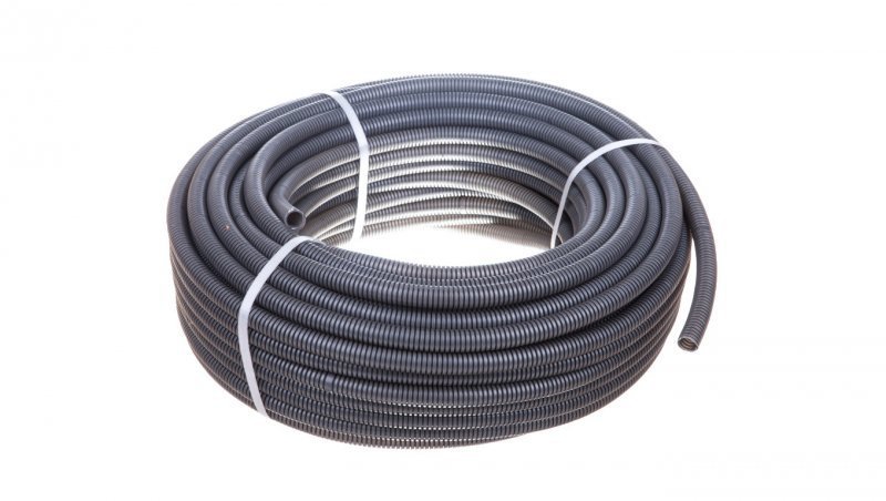 Rura karbowana PVC 320N fi25/20mm szara RKLS 25/20 10016 /25m/