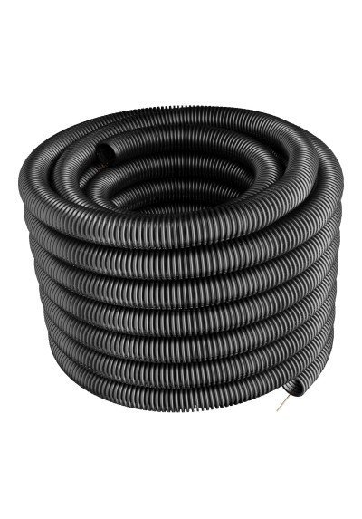 Rura karbowana PVC 750N z pilotem fi20/16mm szara RKSSP 20/16 10342 /100m/