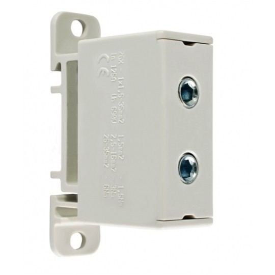 Złączka szynowa 1-torowa 35mm2 szara ZGX-1x35 szara ENE-10406