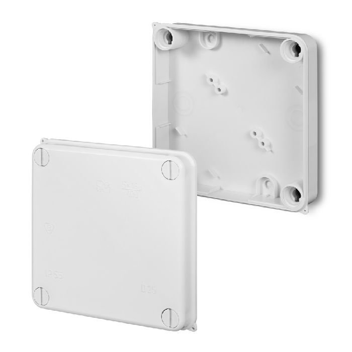 Puszka hermetyczna n/t PK-3 135x135x42mm pusta IP55 biała 0251-00