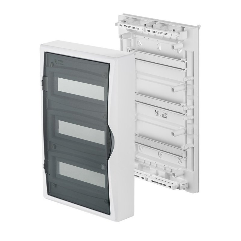 Rozdzielnica modułowa 3x12 n/t ECONOMIC BOX RN 3/36 drzwi transparentne (N+PE) IP40 2506-01