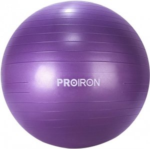 PROIRON Exercise Ball Balance Ball, Diameter: 55 cm, Thickness: 2 mm, Purple, PVC