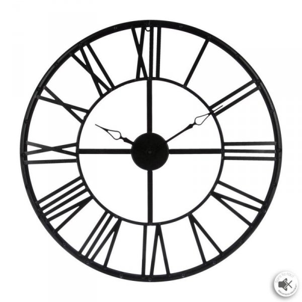 Zegar ścienny vintage brązowy 70 cm