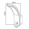 Maclean Lampa LED z czujnikiem ruchu MCE244B