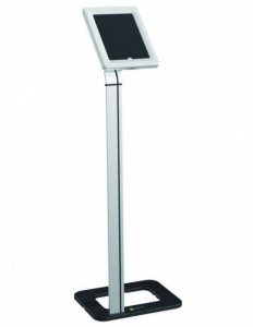 Techly Uniwersalny stojak podłogowy do iPad i tabletów 9,7-10,1 cali z zamkiem