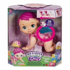 Mattel Lalka My Garden Baby Raczkujący Bobasek-Motylek różowa