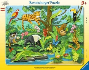 Ravensburger Polska Puzzle 11 elementów Zwierzęta lasu deszczowego