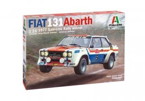 Italeri Model do sklejania Fiat 131 Abarth 1977 San Remo Rally Winn