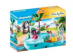 Playmobil Zestaw z figurkami Family Fun 70610 Basen z armatką wodną