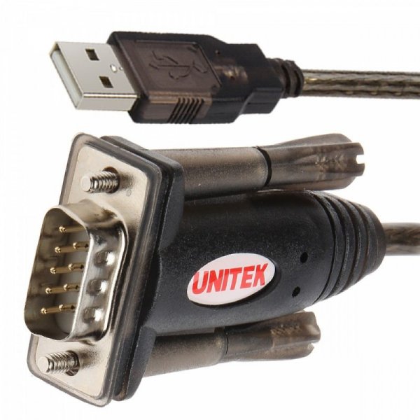 Unitek Adapter USB- 1xRS-232 + Adapter DB9F/DB25M;  Y-105A