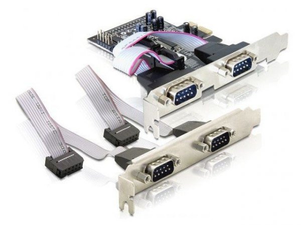 Delock Karta PCI-Express-&gt;4xCOM(9Pin)