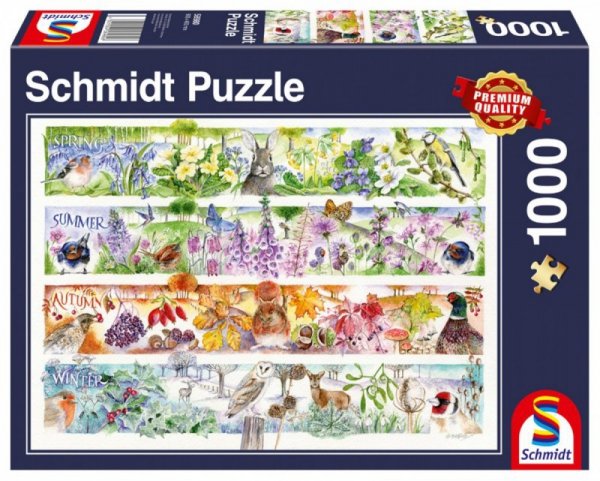 Schmidt Puzzle 1000 elementów Cztery pory roku