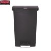 Kosz Slim Jim® Step-On 50L Resin Containers black