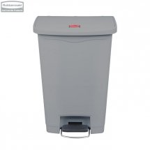 Kosz Slim Jim® Step-On 50L Resin Containers grey