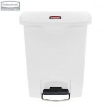 Kosz Slim Jim® Step-On 30L Resin Containers white