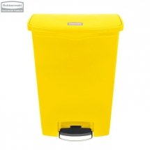 Kosz Slim Jim® Step-On 90L Resin Containers yellow
