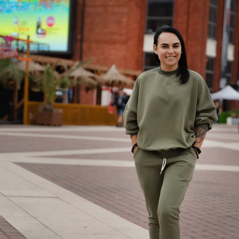 KOMPLET DRESOWY DAMSKI - KHAKI - M/L