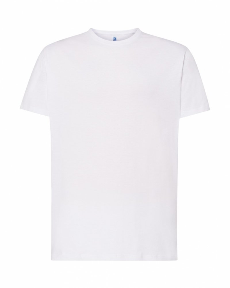 T-SHIRT MĘSKI Z KRÓTKIM RĘKAWEM - 100% BAWEŁNA