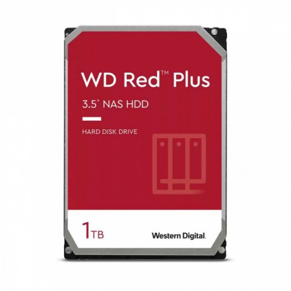 Western Digital WD Red Plus 1TB 3,5&#039;&#039; CMR 64MB / 5400RPM Class